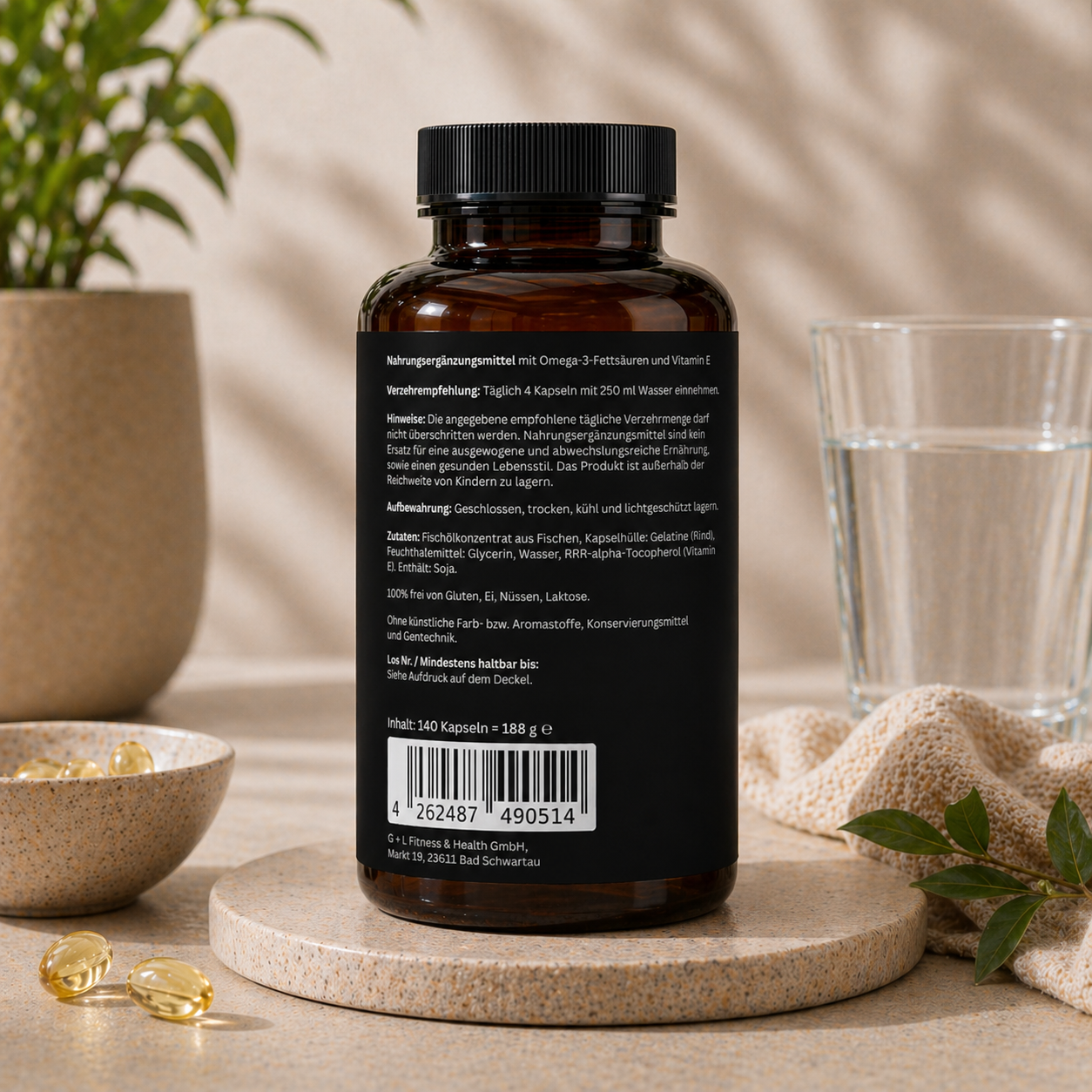 Omega 3 Max 35/25 - Leistung, Gehirnfunktion, Balance - 120 Softgels