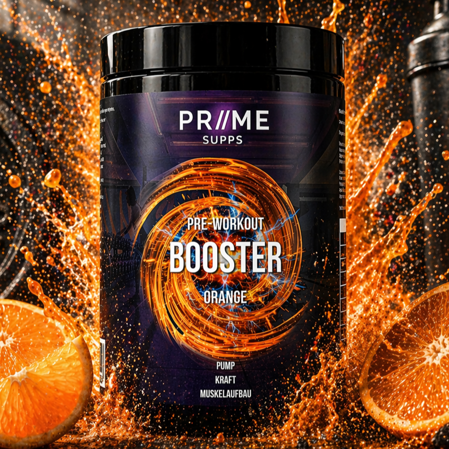Pre-Workout Booster Apfel - Pump, Kraft, Muskelaufbau  - 520g