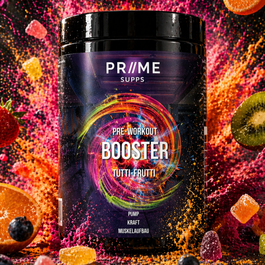 Pre-Workout Booster Orange - Pump, Kraft, Muskelaufbau  - 520g