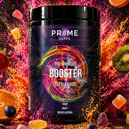 Pre-Workout Booster Orange - Pump, Kraft, Muskelaufbau  - 520g