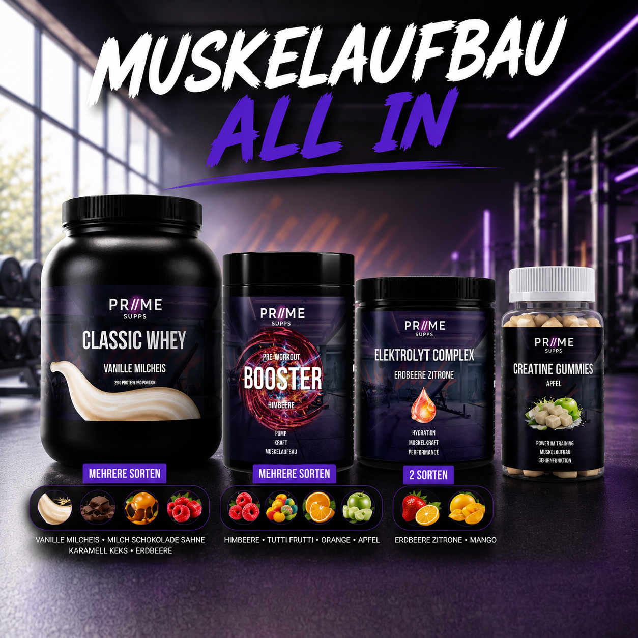 Muskelaufbau All In