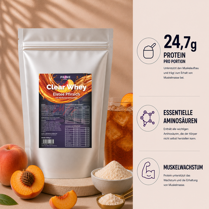 Clear Whey Protein Eistee Pfirsich