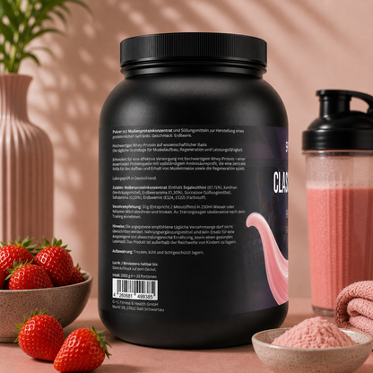 Premium Whey Protein Erdbeere