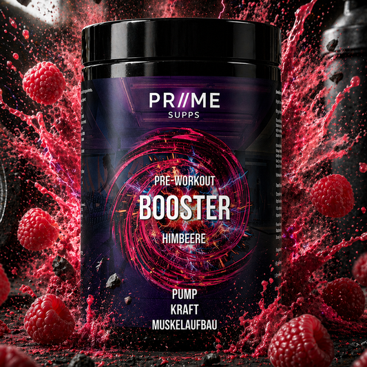 Pre-Workout Booster Himbeere - Pump, Kraft, Muskelaufbau  - 520g