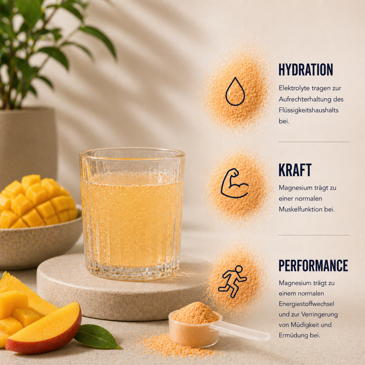 Elektrolyte Pulver Tropical Mango