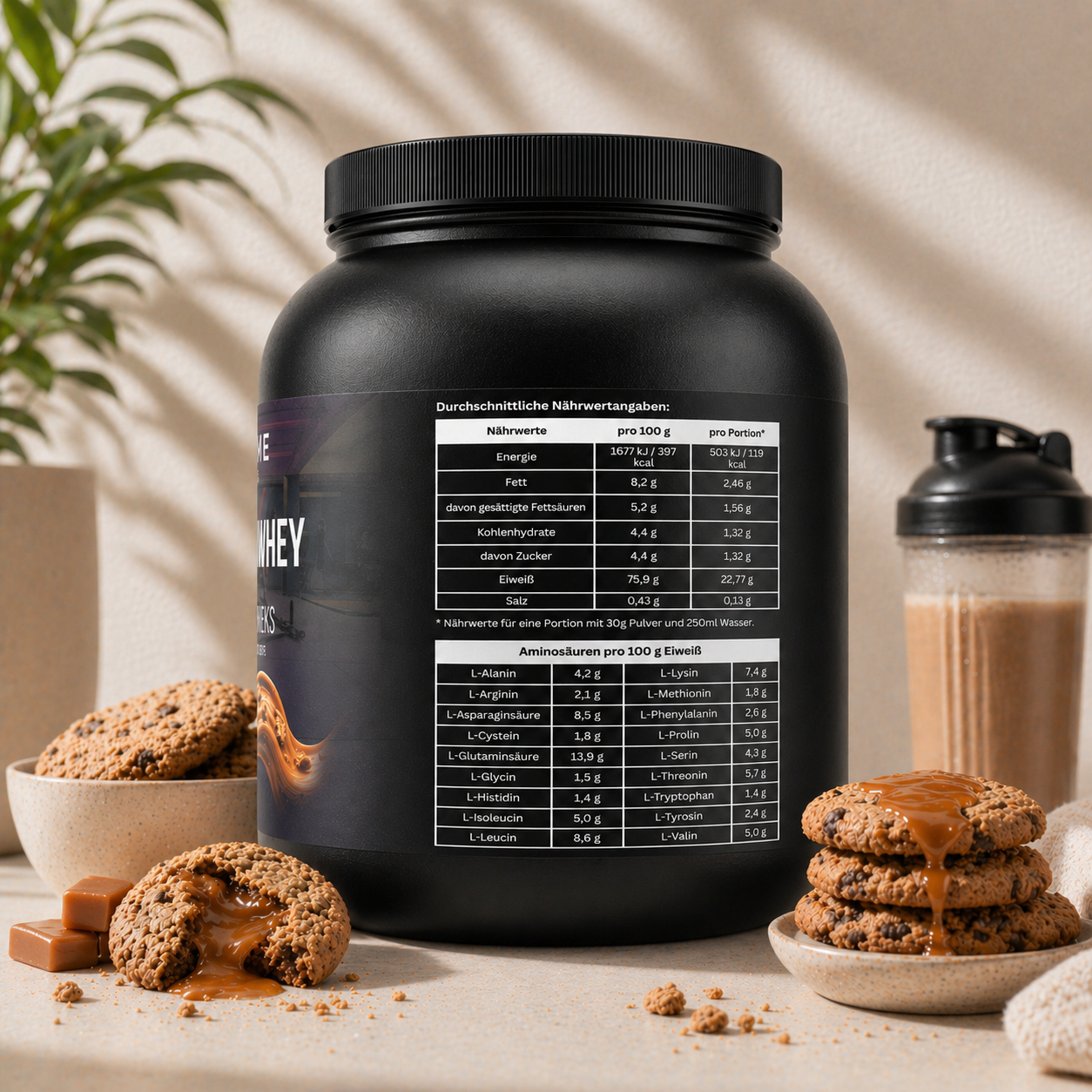 Premium Whey Protein Cookies - 1.000g