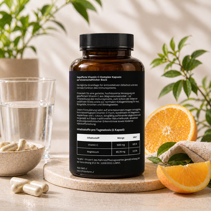 Gepuffertes Vitamin C 500mg + Magnesium