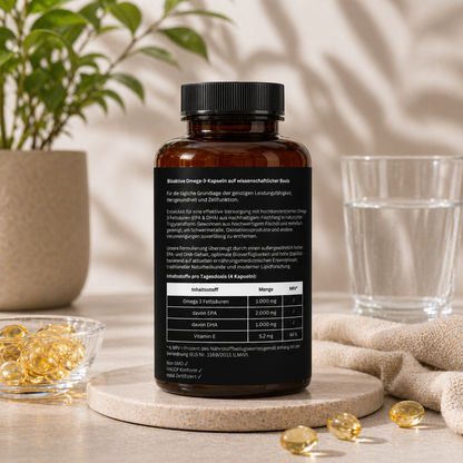 Omega 3 Max 35/25 - Leistung, Gehirnfunktion, Balance - 120 Softgels