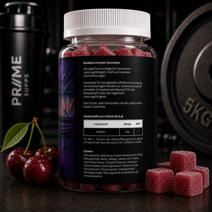 Kreatin Gummies Kirsche